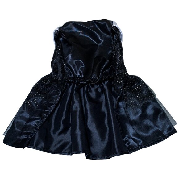 🎃👻 WEDNESDAY ADDAMS HALLOWEEN DOG PUPPY PET COSTUME GOTHIC BALL GOWN DRESS👻🎃 - Picture 10 of 10